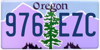 OR license plate 976EZC