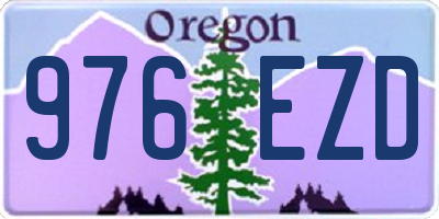 OR license plate 976EZD