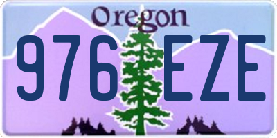 OR license plate 976EZE