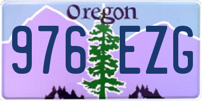 OR license plate 976EZG