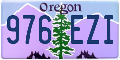 OR license plate 976EZI