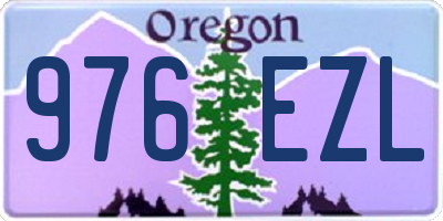 OR license plate 976EZL