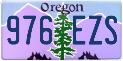OR license plate 976EZS