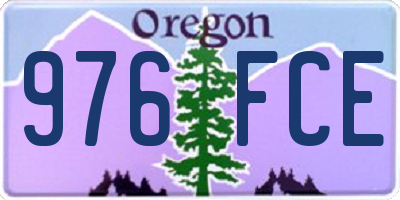 OR license plate 976FCE