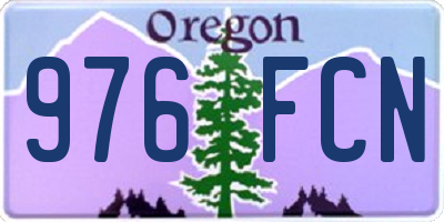 OR license plate 976FCN