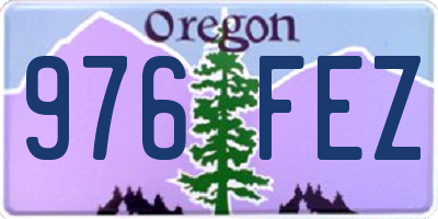 OR license plate 976FEZ
