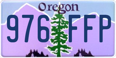 OR license plate 976FFP