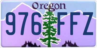 OR license plate 976FFZ