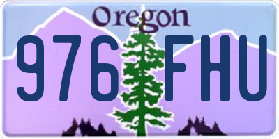 OR license plate 976FHU