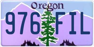 OR license plate 976FIL