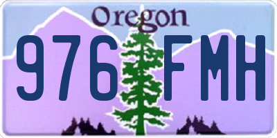 OR license plate 976FMH