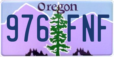 OR license plate 976FNF