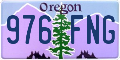 OR license plate 976FNG
