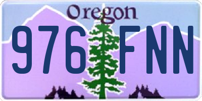 OR license plate 976FNN
