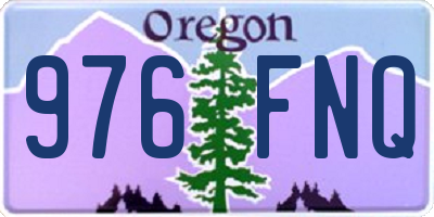 OR license plate 976FNQ