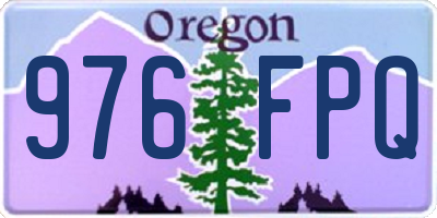OR license plate 976FPQ