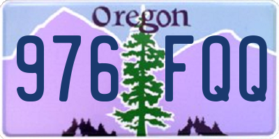 OR license plate 976FQQ