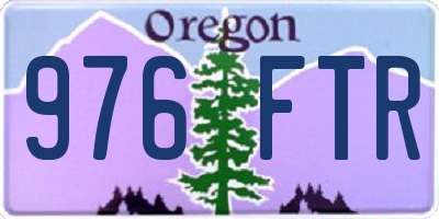OR license plate 976FTR
