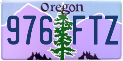 OR license plate 976FTZ