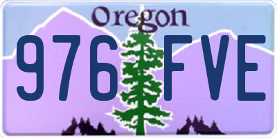 OR license plate 976FVE