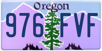 OR license plate 976FVF