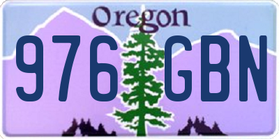 OR license plate 976GBN