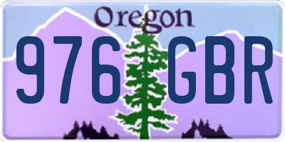 OR license plate 976GBR