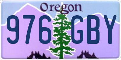 OR license plate 976GBY
