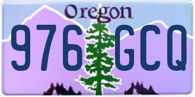 OR license plate 976GCQ