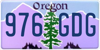 OR license plate 976GDG