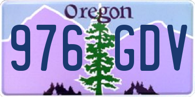 OR license plate 976GDV
