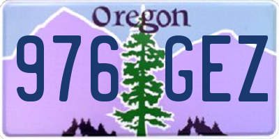 OR license plate 976GEZ