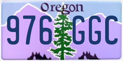 OR license plate 976GGC