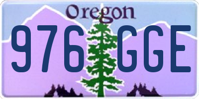 OR license plate 976GGE