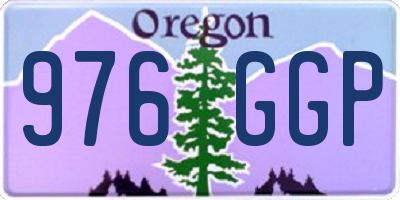 OR license plate 976GGP
