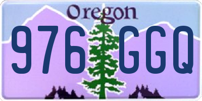 OR license plate 976GGQ