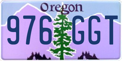 OR license plate 976GGT