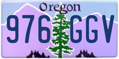 OR license plate 976GGV
