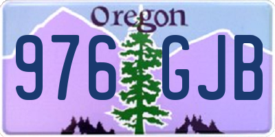 OR license plate 976GJB