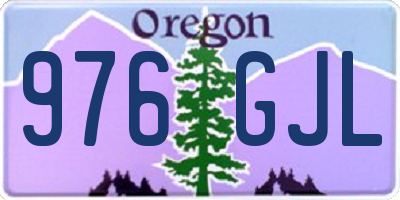 OR license plate 976GJL
