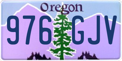 OR license plate 976GJV