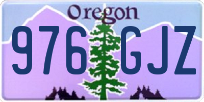 OR license plate 976GJZ