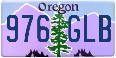 OR license plate 976GLB