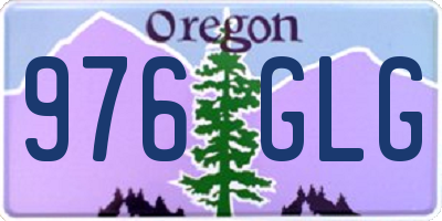 OR license plate 976GLG