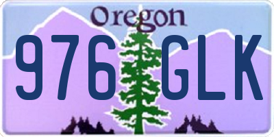 OR license plate 976GLK