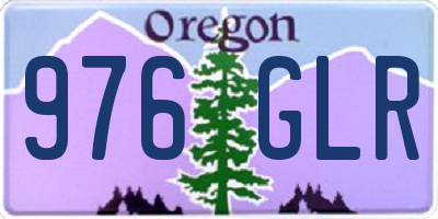 OR license plate 976GLR