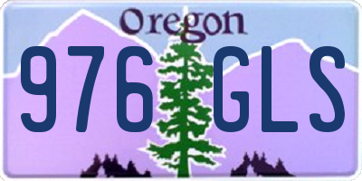 OR license plate 976GLS