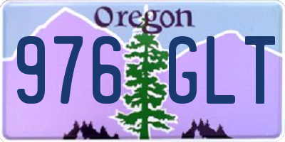 OR license plate 976GLT