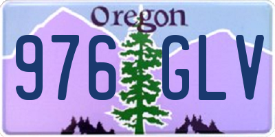 OR license plate 976GLV