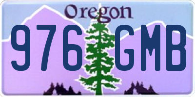 OR license plate 976GMB